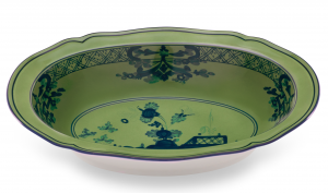 Ginori Oriente Italiano Malachite Oval Bowl - 9.75"